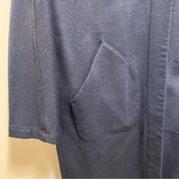 Kit and Ace Long Stretch Cashmere Blend Jacket Size Medium Preppy Monochrome - Picture 6 of 16